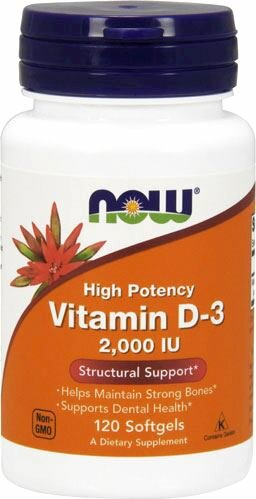 Витамин D-3 2000 МЕ, 120 кап.
