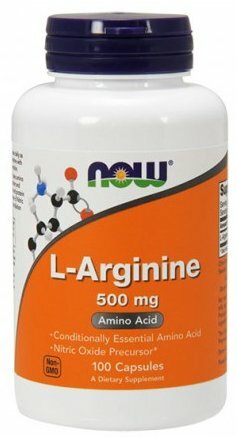 L-Arginine 500 мг, 100 капсул