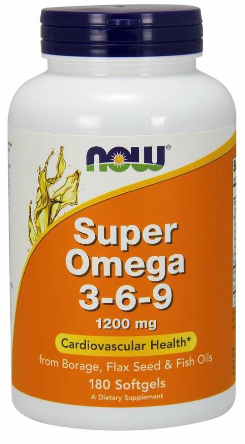 Super Omega 3-6-9 1200 мг, 180 мягких капсул