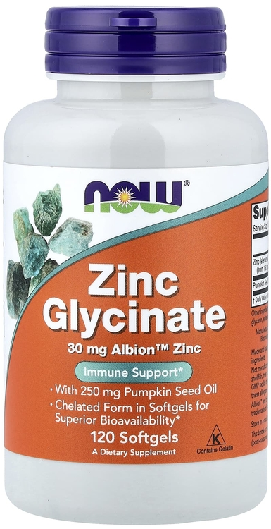 Zinc Glycinate, 120 гелевых капсул