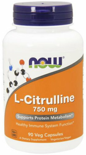 L-Citrulline 750 мг, 90 капс.