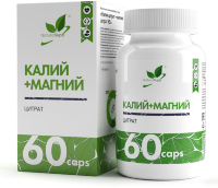 Калия цитрат + магния цитрат, 60 капс.