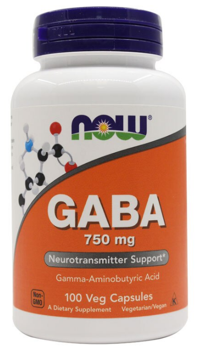 GABA 750 mg, 100 капсул