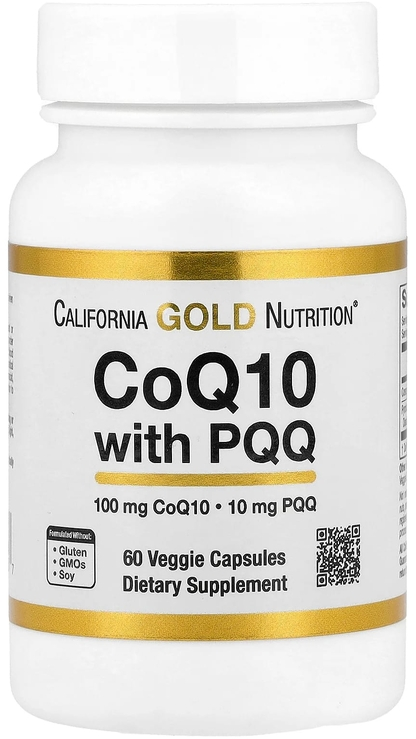 Коэнзим Q10 с PQQ, 60 капсул