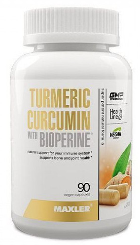 Curcumin Turmeric with Bioperine, 90 капсул