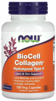 BioCell Collagen, гидролизованный тип 2, 120 капсул