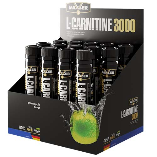 Maxler - L-Carnitine 3000 мг, ампула 25мл (L-карнитин)