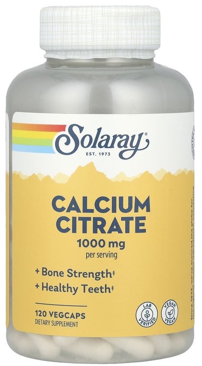 Цитрат кальция, 120 вег. капсул