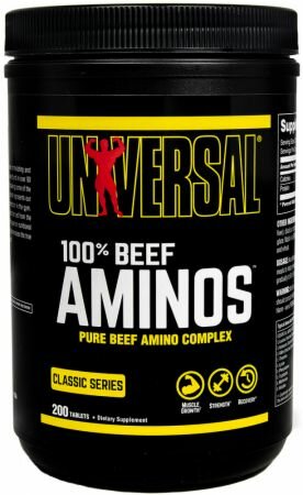 100% Beef Aminos, 200 таблеток