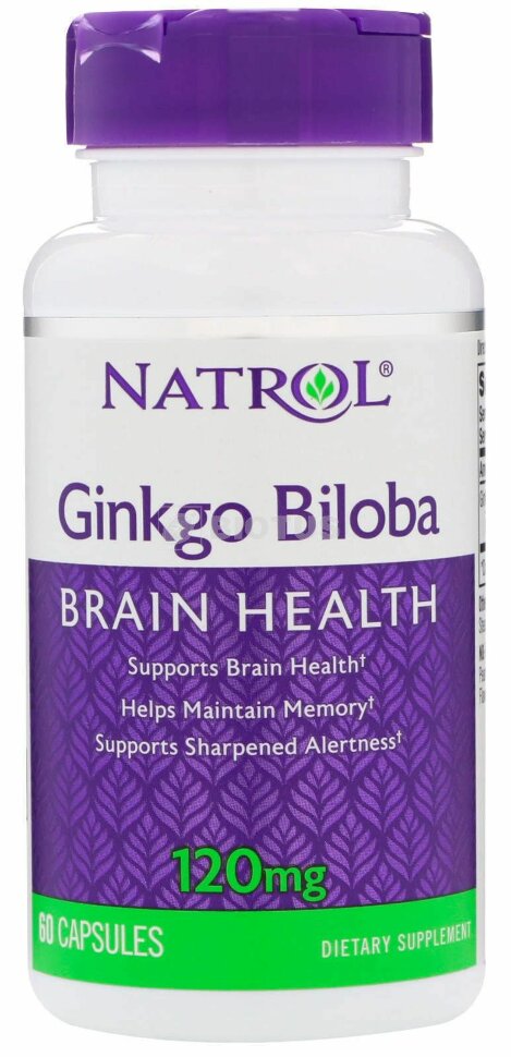 Ginkgo Biloba 120 мг, 60 кап.