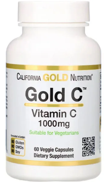 Vitamin C, 1000мг, 60 капсул