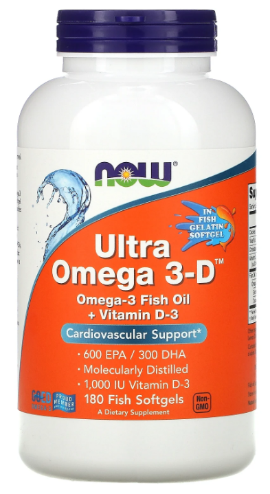 Ultra Omega 3-D, 180 кап.