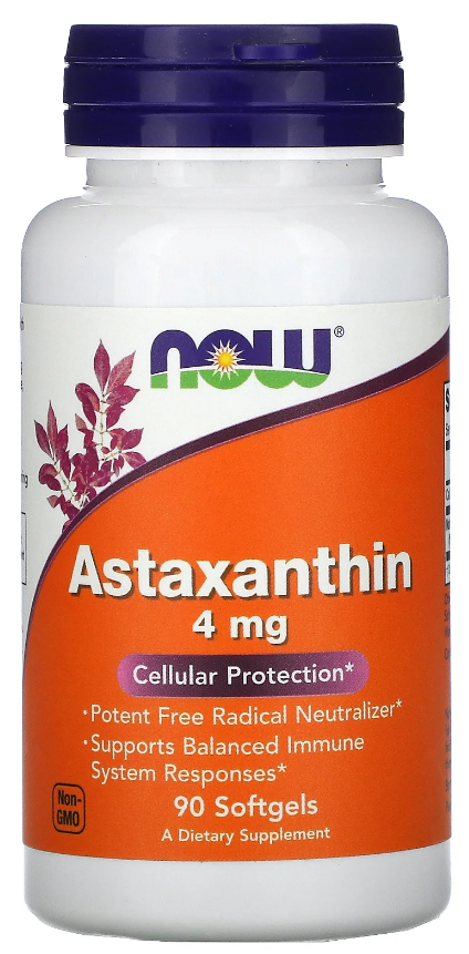 Astaxanthin 4мг, 90 капсул
