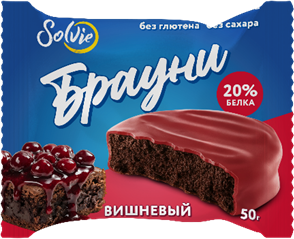 Печенье глазированное Брауни, 50г