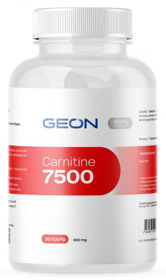 L-carnitine 7500, 90 капсул