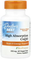 High Absorption CoQ10 with Bioperine, 60 вег. капсул