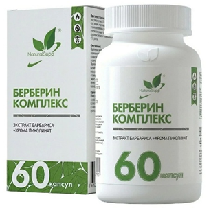 Берберин комплекс, 60 капсул