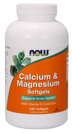 Calcium & Magnesium + D, 240 гелевых капс.