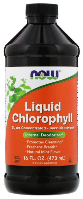 Liquid Chlorophyll c ароматом мяты, 473мл