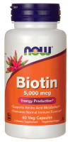 Biotin 5000мкг, 60 кап.