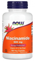 Niacinamide 500мг, 100 капсул