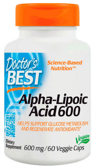 Best Alpha-Lipoic Acid 600мг, 60 капсул