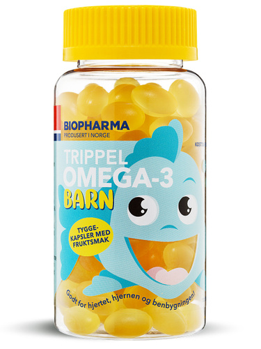 Trippel Omega-3 Barn (детская), 120 жевательных капсул