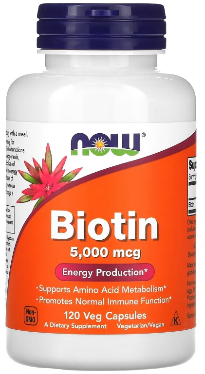 Biotin 5000мкг, 120 кап.