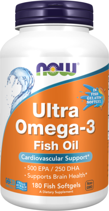 Ultra Omega-3, 180 капсул из рыбьего желатина
