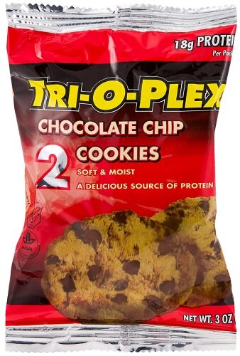Tri-O-Plex Cookies, Chocolate Chip, 2x43г