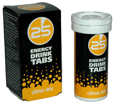25 Energy Drink Tabs, 5 шипучих таблеток