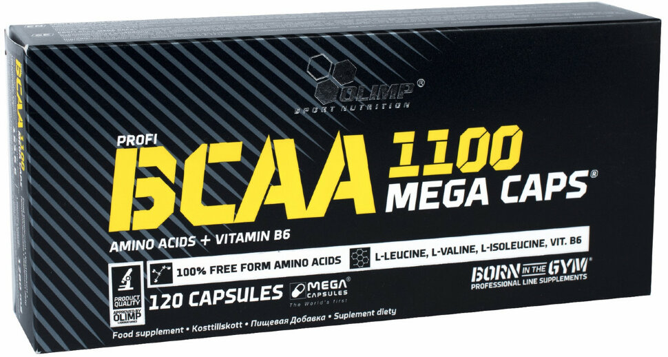 BCAA Mega caps, 120 капсул
