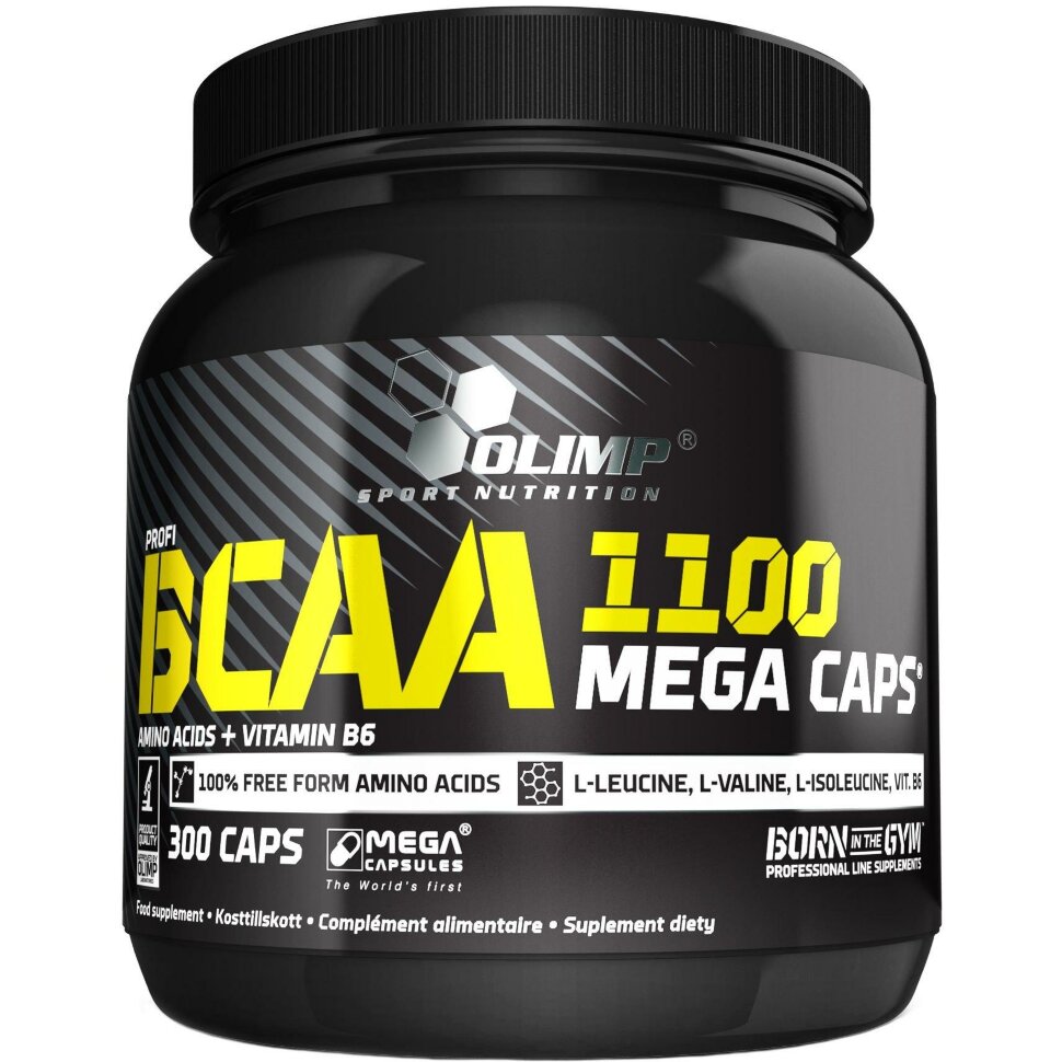 BCAA Mega caps, 300 капсул