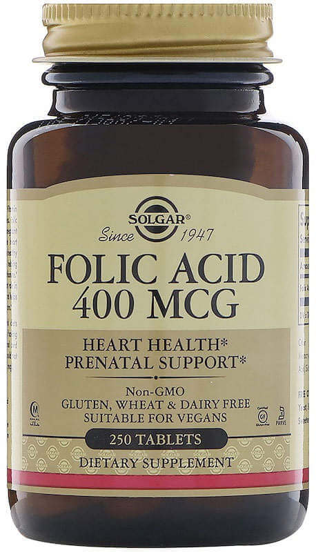 Folic Acid 400мкг, 250 таб.