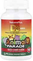 Animal Parade витамин D3 (со вкусом черешни) 500МЕ, 90 таб.