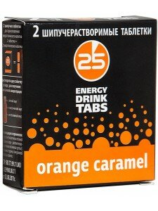 25 Energy Drink Tabs, 2 шипучих таблетки