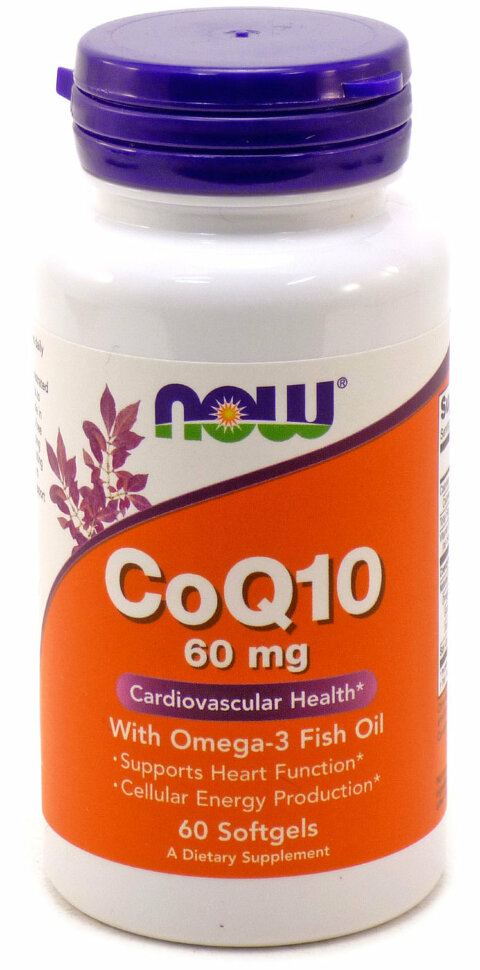 CoQ10 60мг with Omega 3, 60 кап.