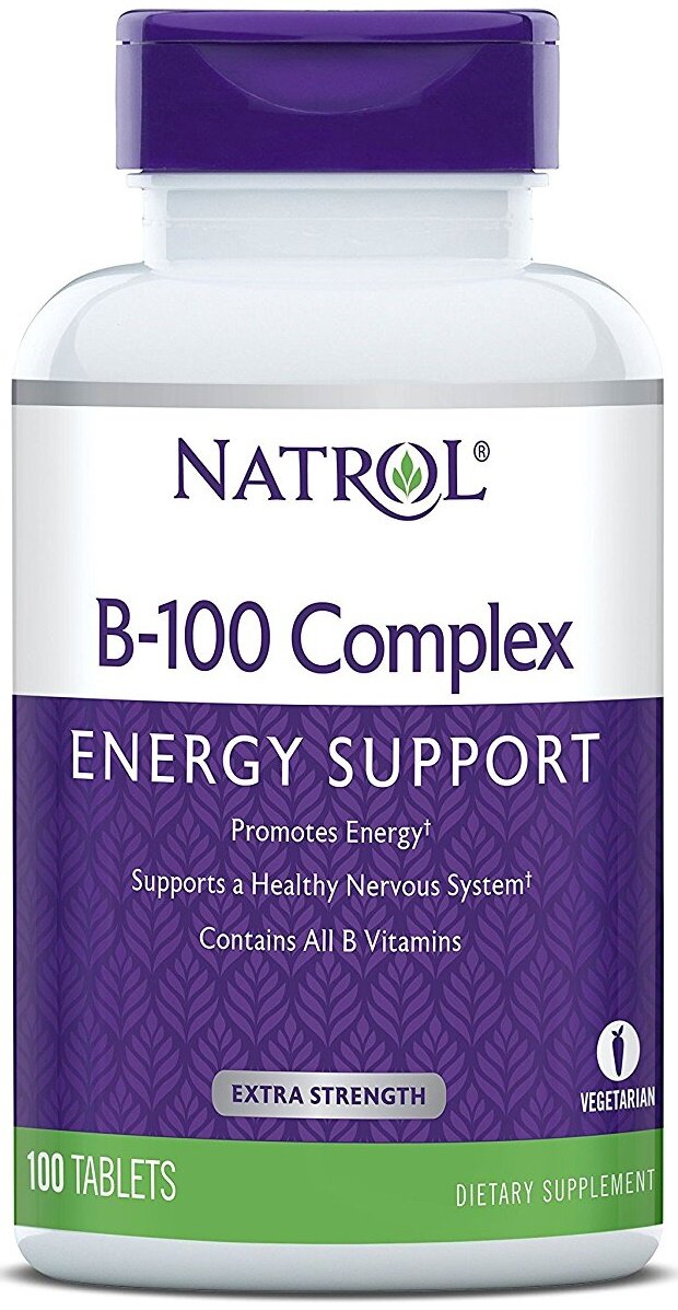 Natrol - B-100 Complex 100 таб. (Витамины)