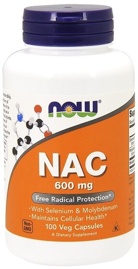 NAC 600 мг, 100 капсул