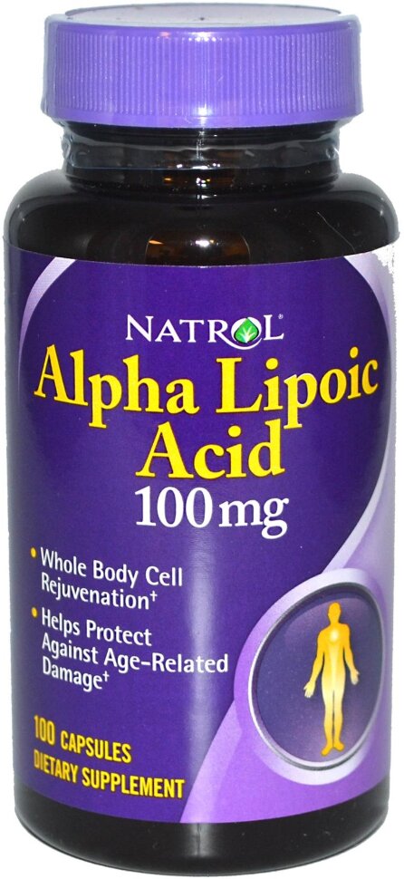 Alpha Lipoic Acid 100 мг, 100 кап.