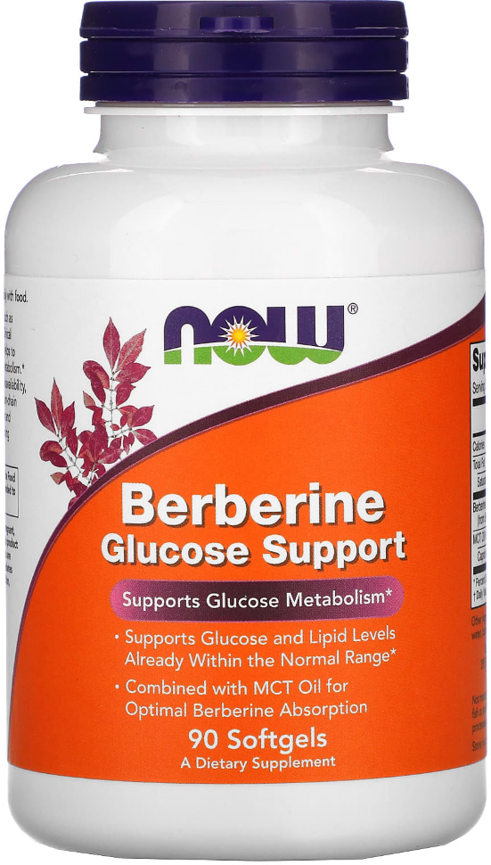 Berberine Glucose Support, 90 касул