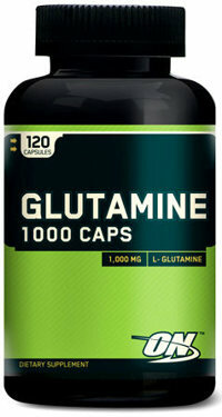 Optimum Glutamine caps, 120 капсул