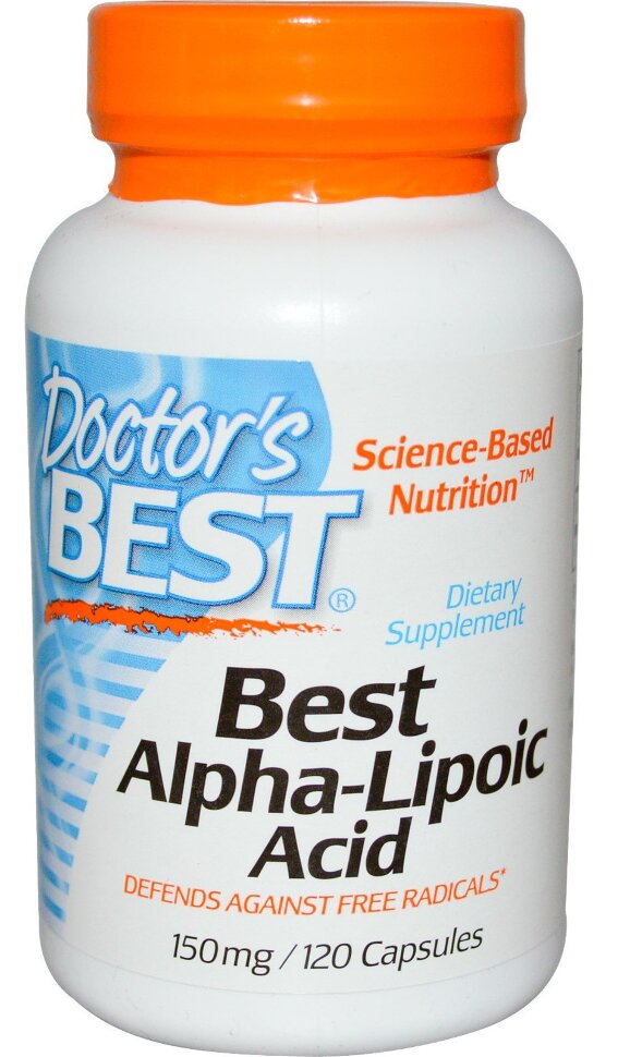 Best Alpha-Lipoic Acid 150мг, 120 капсул