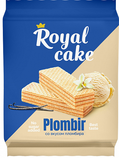 Royal Cake Вафли на сорбите, 120г
