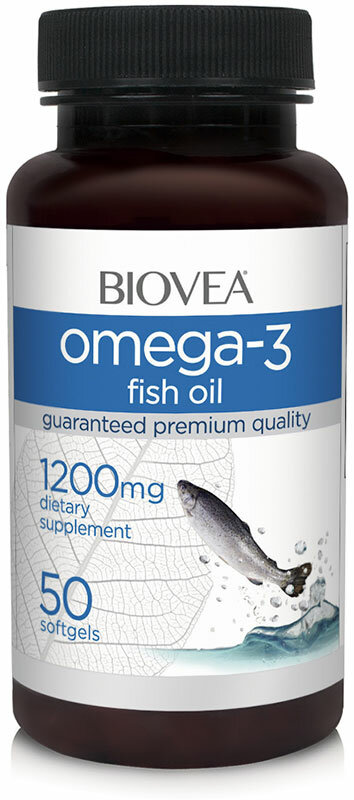 Omega 3 Fish Oil 1200 мг, 50 кап.