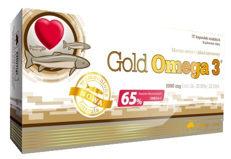 Gold Omega 3 65%, 60 капс