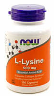 L-Lysine 500мг, 100 кап.