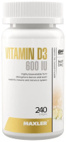 Vitamin D3 600 ME, 240 кап.