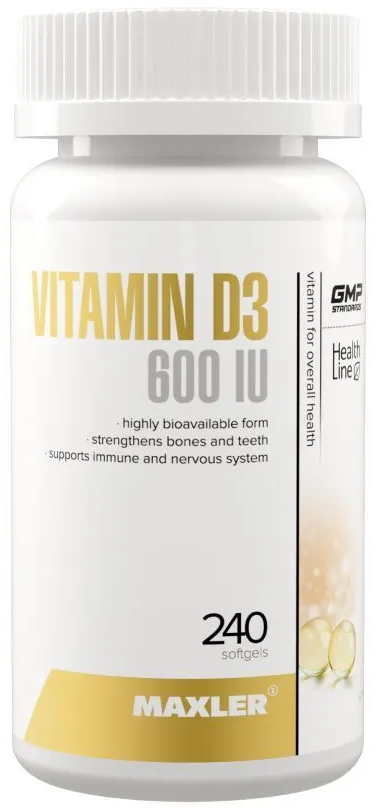 Vitamin D3 600 ME, 240 кап.