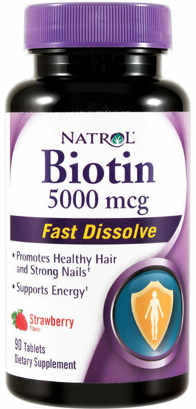Biotin 5000 mcg Fast Dissolve, 90 таб.